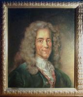 Portrait of Voltaire | Oil on canvas, cm 60 x 80, 1991