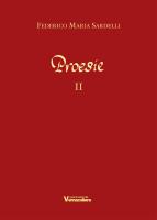 Secondo & utillimo volvme di Proesie, edendo a breve (nov. 2008)